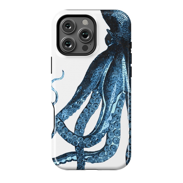 iPhone 16 Pro Max StrongFit Blue Octopus Illustration by Alemi