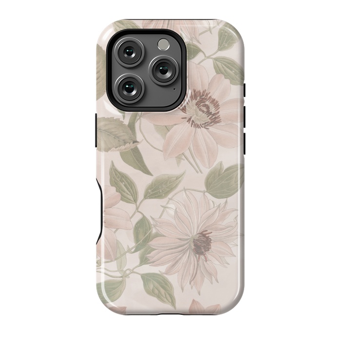 iPhone 16 Pro StrongFit Nostalgic Flowers by Andrea Haase