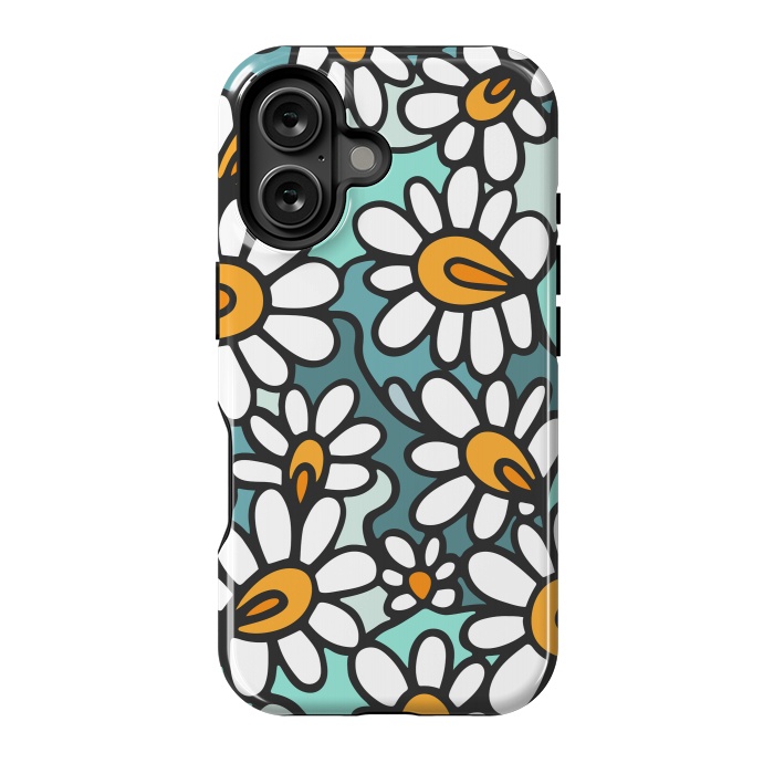 iPhone 16 StrongFit Daisies by Majoih