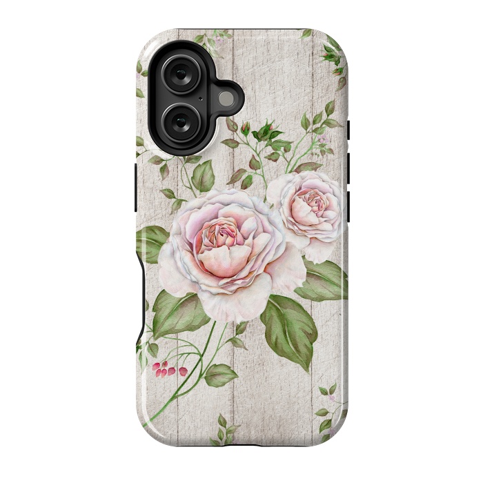 iPhone 16 StrongFit Pink Rose by Creativeaxle