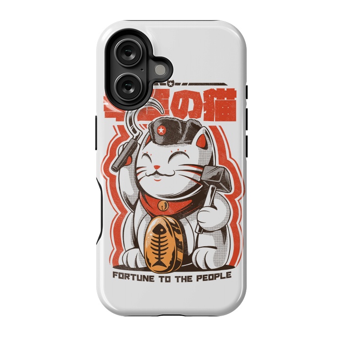 iPhone 16 StrongFit Catnist by Ilustrata