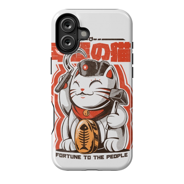 iPhone 16 Plus StrongFit Catnist by Ilustrata