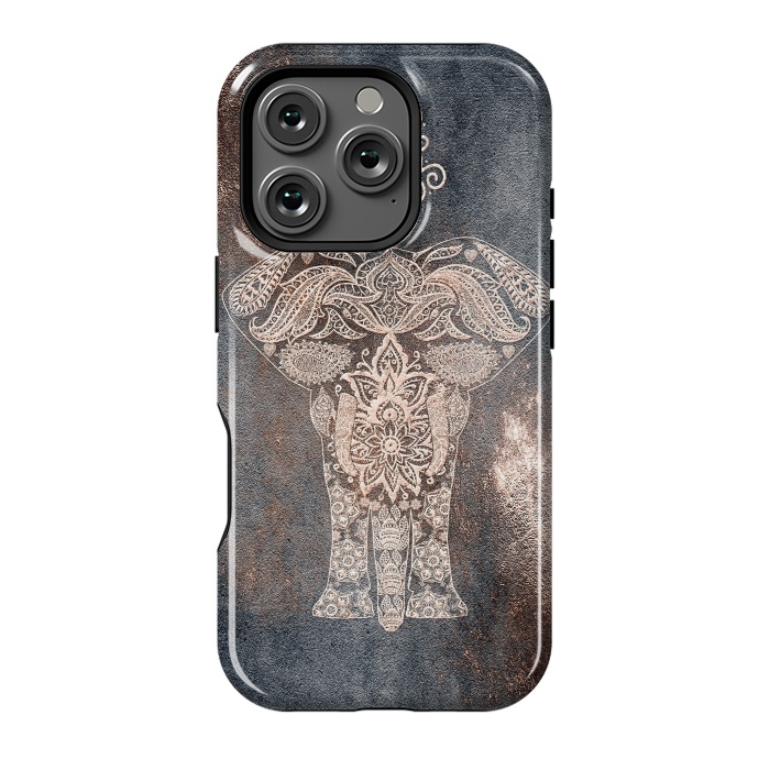 iPhone 16 Pro StrongFit Elepephant Mandala by  Utart