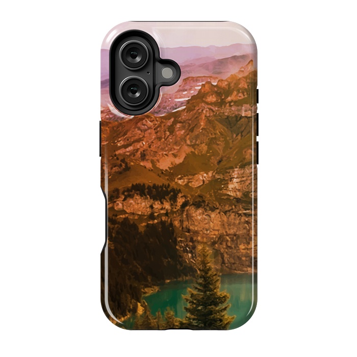 iPhone 16 StrongFit Mountain Valley by Creativeaxle