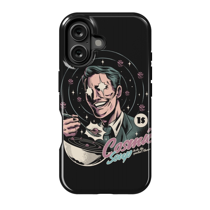 iPhone 16 StrongFit Cosmic Soup by Ilustrata