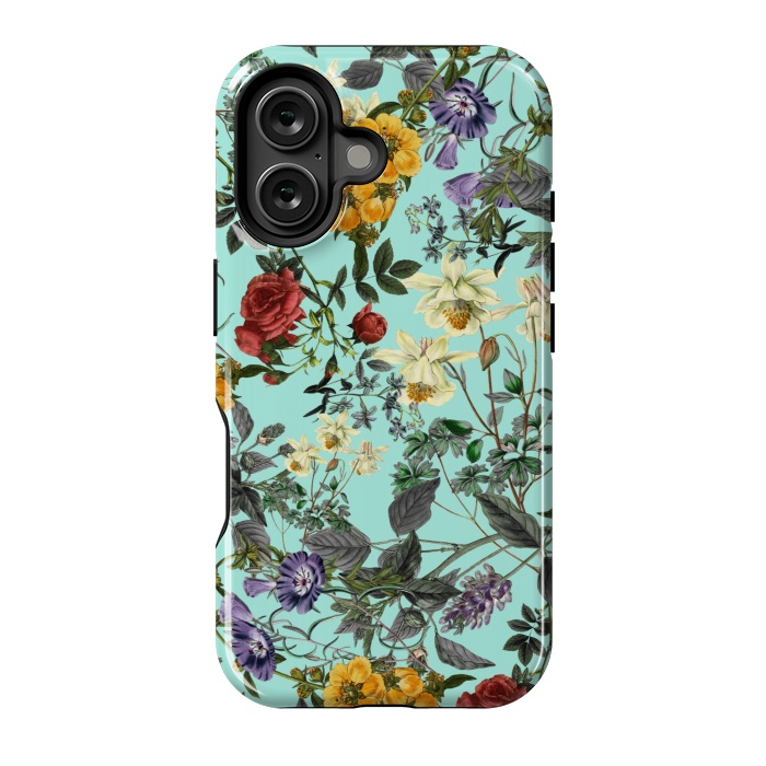 iPhone 16 StrongFit Summer Botanical forest by Burcu Korkmazyurek