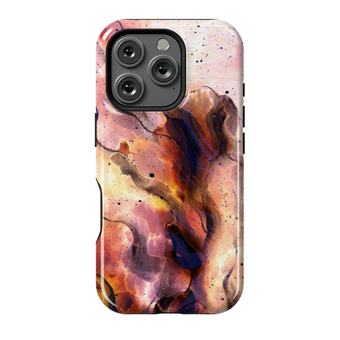 iPhone 16 Pro StrongFit Burning Waves by Creativeaxle