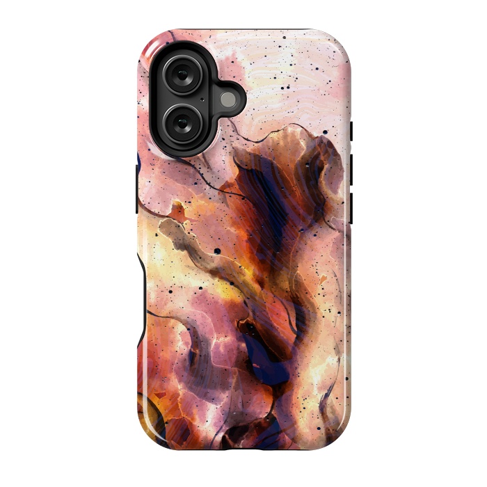 iPhone 16 StrongFit Burning Waves by Creativeaxle