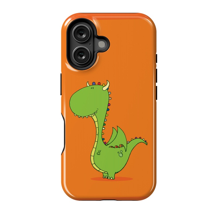 iPhone 16 StrongFit MOMMY'S LITTLE DRAGON! by Mangulica