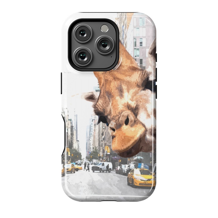 iPhone 16 Pro StrongFit Selfie Giraffe in NYC by Alemi