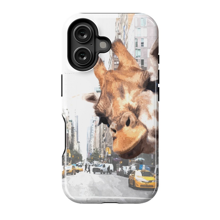 iPhone 16 StrongFit Selfie Giraffe in NYC by Alemi