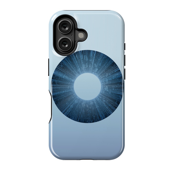 iPhone 16 StrongFit Blue Iris Object by Andrea Haase