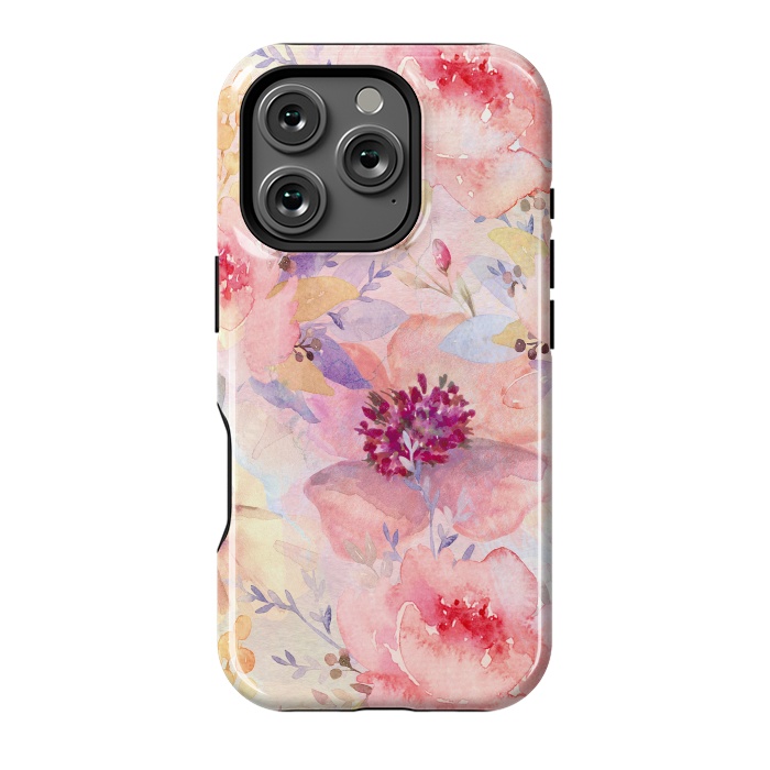 iPhone 16 Pro StrongFit Summer Flowers Pattern by  Utart