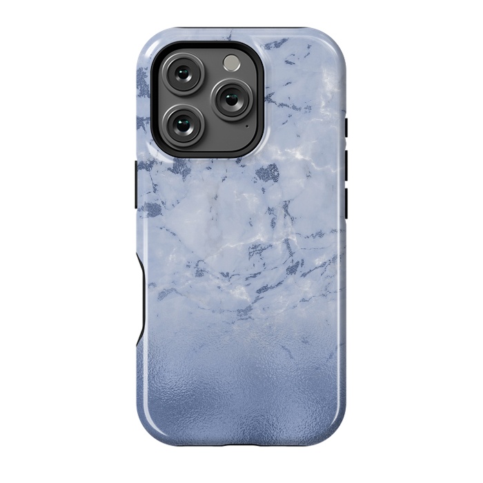 iPhone 16 Pro StrongFit Freshness - Blue Marble Glitter  by  Utart