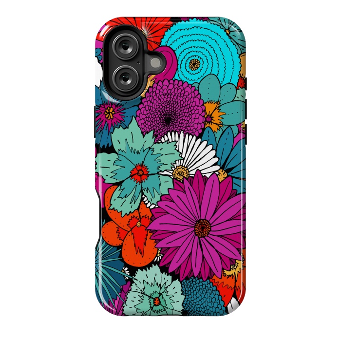 iPhone 16 Plus StrongFit Bunch of flowers by Steve Wade (Swade)