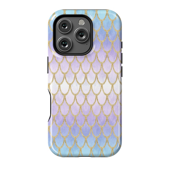 iPhone 16 Pro StrongFit Pretty Mermaid Scales 06 by Angelika Parker