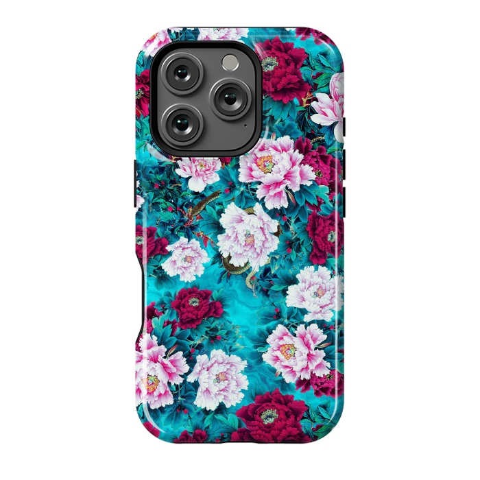 iPhone 16 Pro StrongFit Peonies by Riza Peker