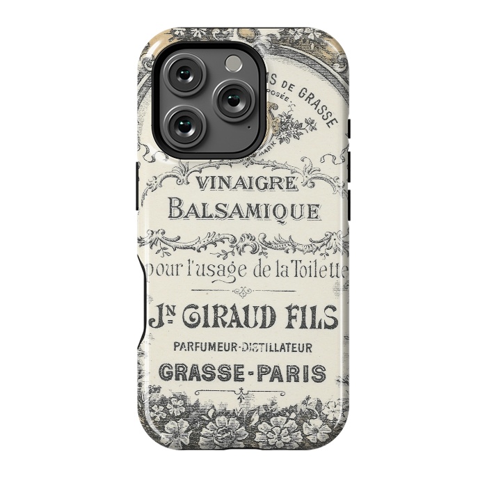 iPhone 16 Pro StrongFit Vintage French Typography by Andrea Haase