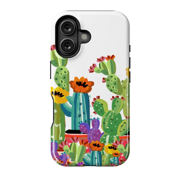 iPhone 16 StrongFit cactus land by MUKTA LATA BARUA