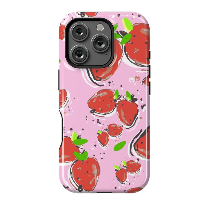 iPhone 16 Pro StrongFit Strawberry Crush New by MUKTA LATA BARUA