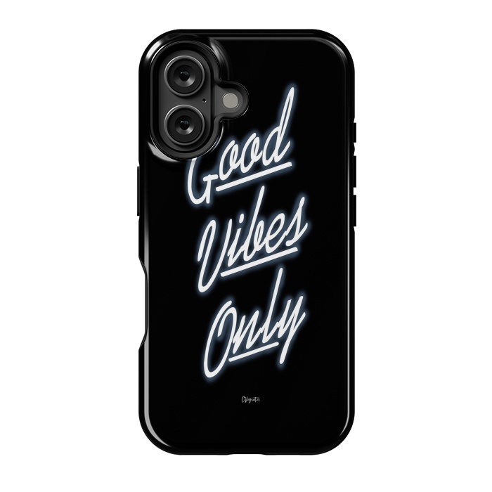 iPhone 16 StrongFit Good Vibes Only by ''CVogiatzi.