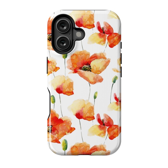 iPhone 16 StrongFit Poppies Forever by  Utart