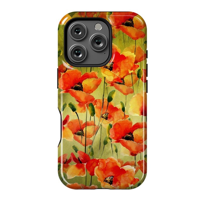 iPhone 16 Pro StrongFit Poppy Fields forever by  Utart