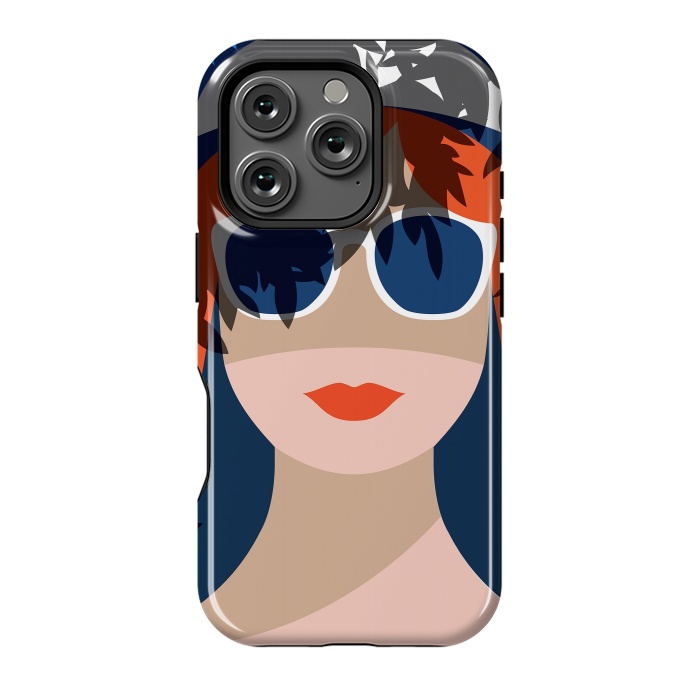 iPhone 16 Pro StrongFit Girl with Sunglasses by DaDo ART