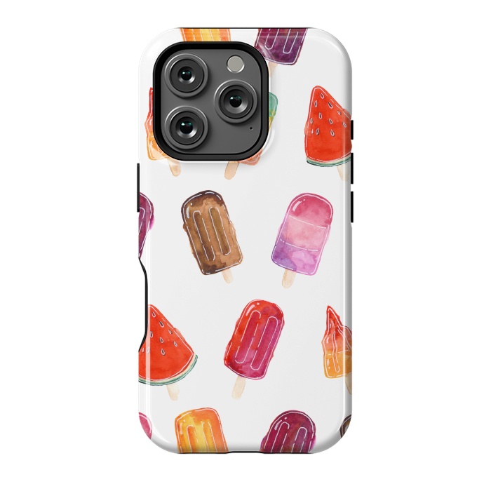 iPhone 16 Pro StrongFit Summer Popsicle Print by Becky Starsmore