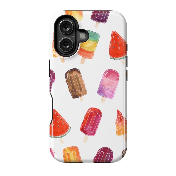 iPhone 16 StrongFit Summer Popsicle Print by Becky Starsmore