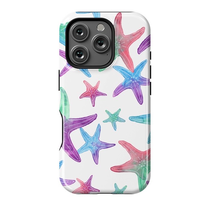 iPhone 16 Pro StrongFit Starfish Print by Becky Starsmore