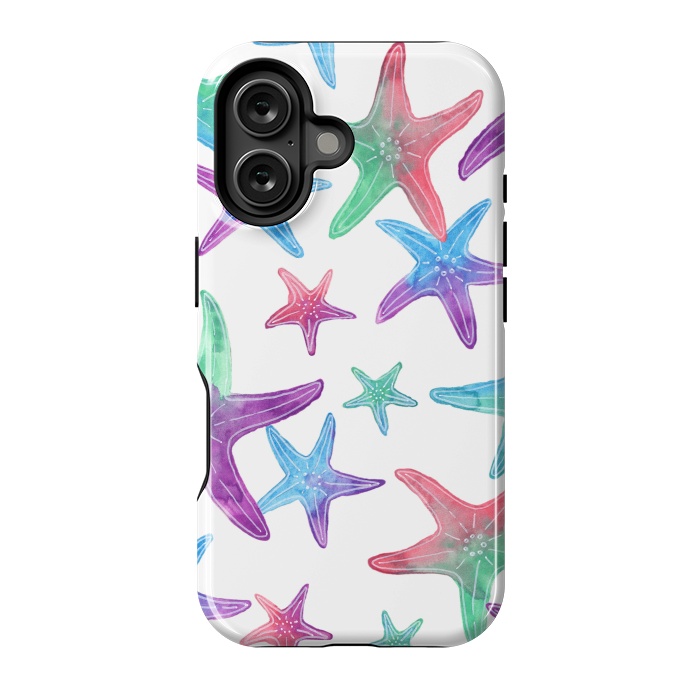 iPhone 16 StrongFit Starfish Print by Becky Starsmore