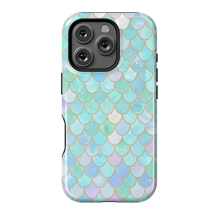 iPhone 16 Pro StrongFit Pastel Trendy Chic Mermaid Scales by  Utart