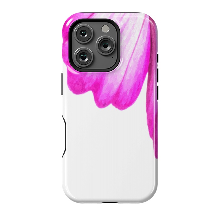 iPhone 16 Pro StrongFit Pink Flower Abstract by Alemi