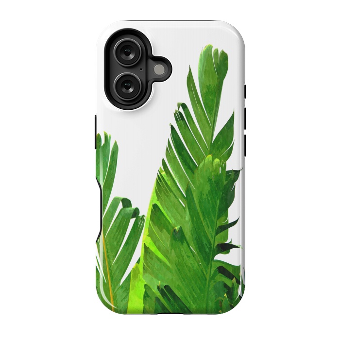 iPhone 16 StrongFit Palm Banana Leaves by Alemi