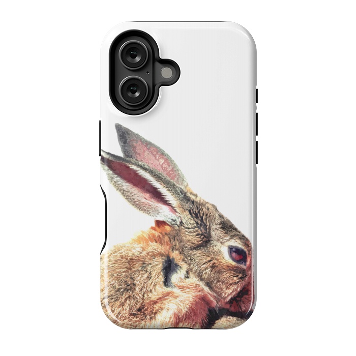 iPhone 16 StrongFit Rabbit Portrait by Alemi