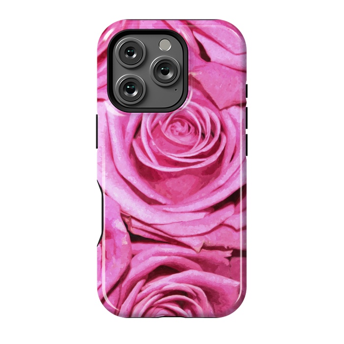 iPhone 16 Pro StrongFit Pink Roses  by Alemi