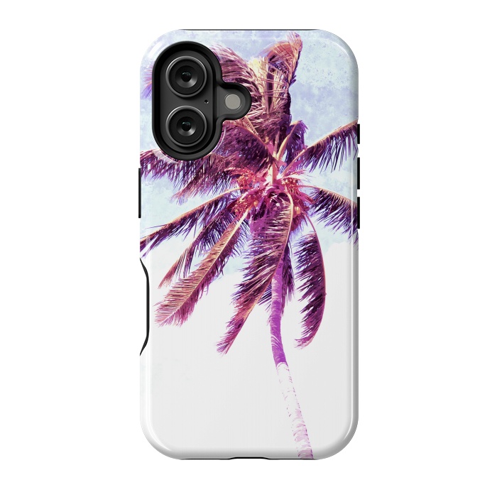 iPhone 16 StrongFit Palm Tree Tropical Illustration by Alemi