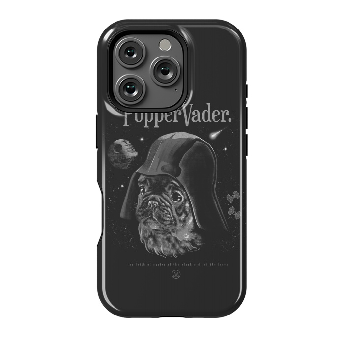 iPhone 16 Pro StrongFit Pupper Vader by jackson duarte