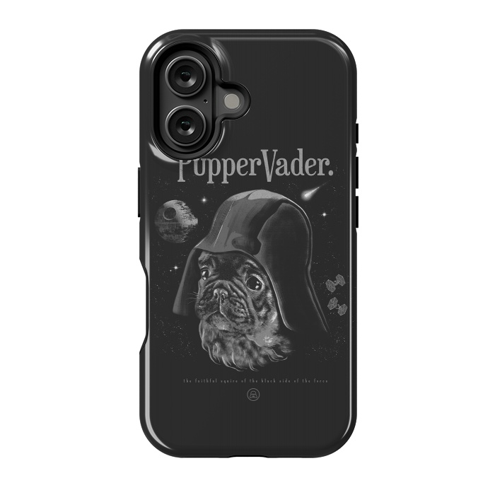 iPhone 16 StrongFit Pupper Vader by jackson duarte