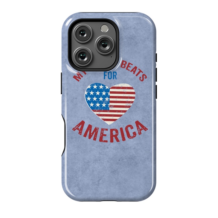 iPhone 16 Pro StrongFit My Heart For America  by Andrea Haase