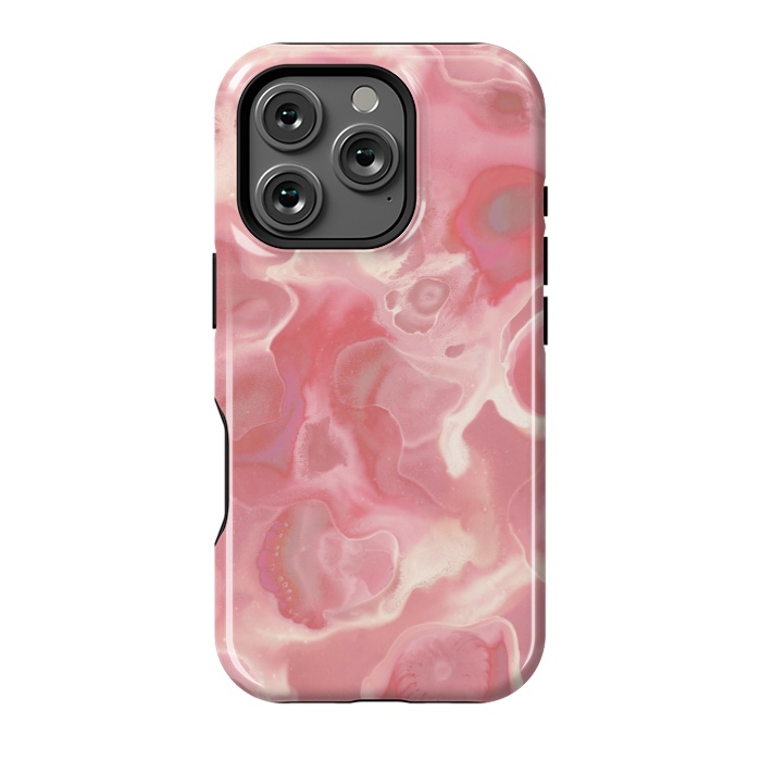 iPhone 16 Pro StrongFit Melted Strawberry Cream by Micklyn Le Feuvre