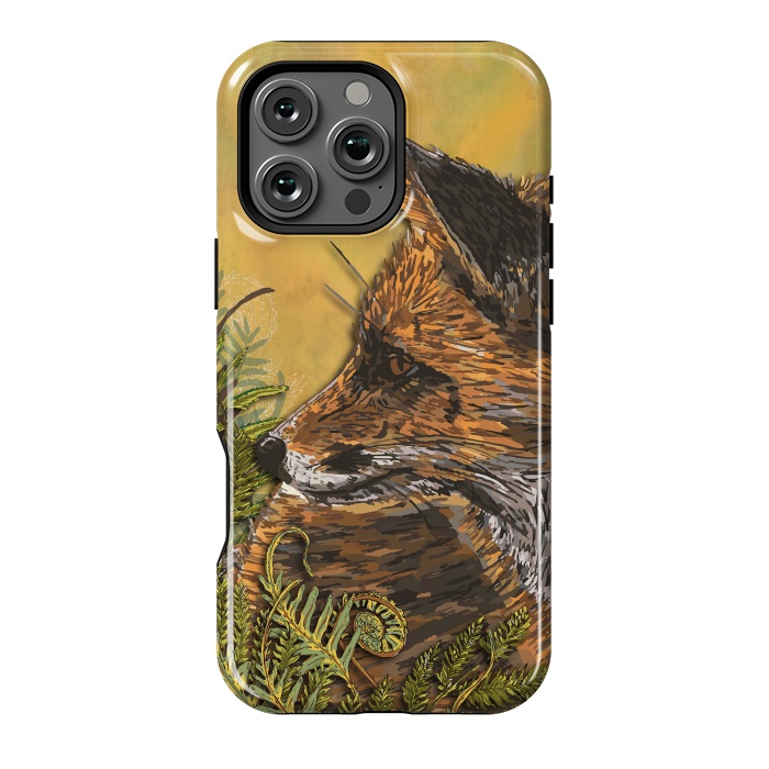 iPhone 16 Pro Max StrongFit Ferny Fox by Lotti Brown