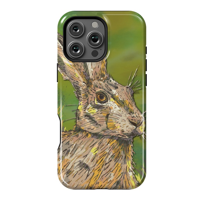 iPhone 16 Pro Max StrongFit Summer Hare by Lotti Brown