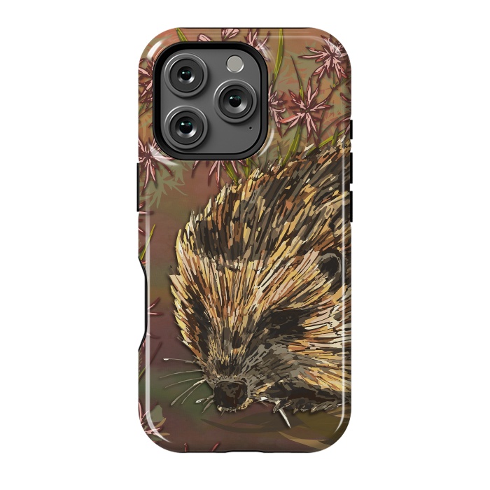 iPhone 16 Pro StrongFit Sweet Hedgehog by Lotti Brown