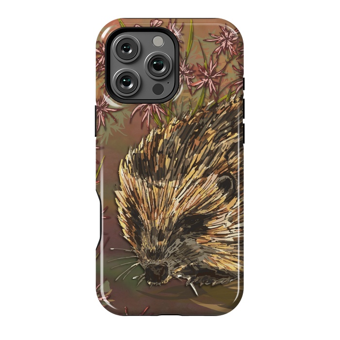 iPhone 16 Pro Max StrongFit Sweet Hedgehog by Lotti Brown