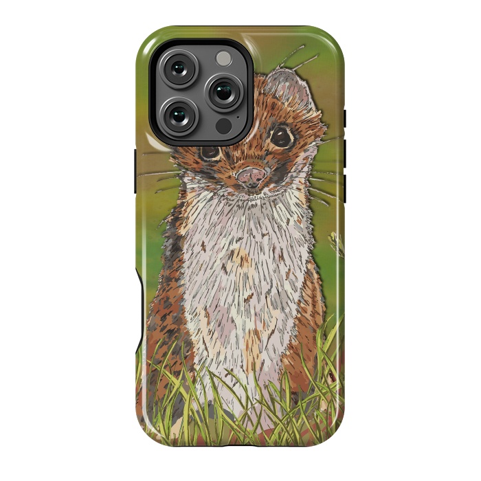 iPhone 16 Pro Max StrongFit Summer Stoat by Lotti Brown