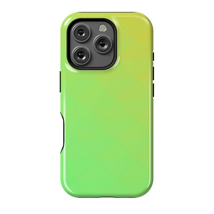 iPhone 16 Pro StrongFit yellow green shades by MALLIKA