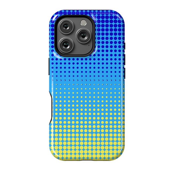 iPhone 16 Pro StrongFit yellow blue shades by MALLIKA