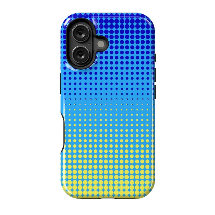 iPhone 16 StrongFit yellow blue shades by MALLIKA